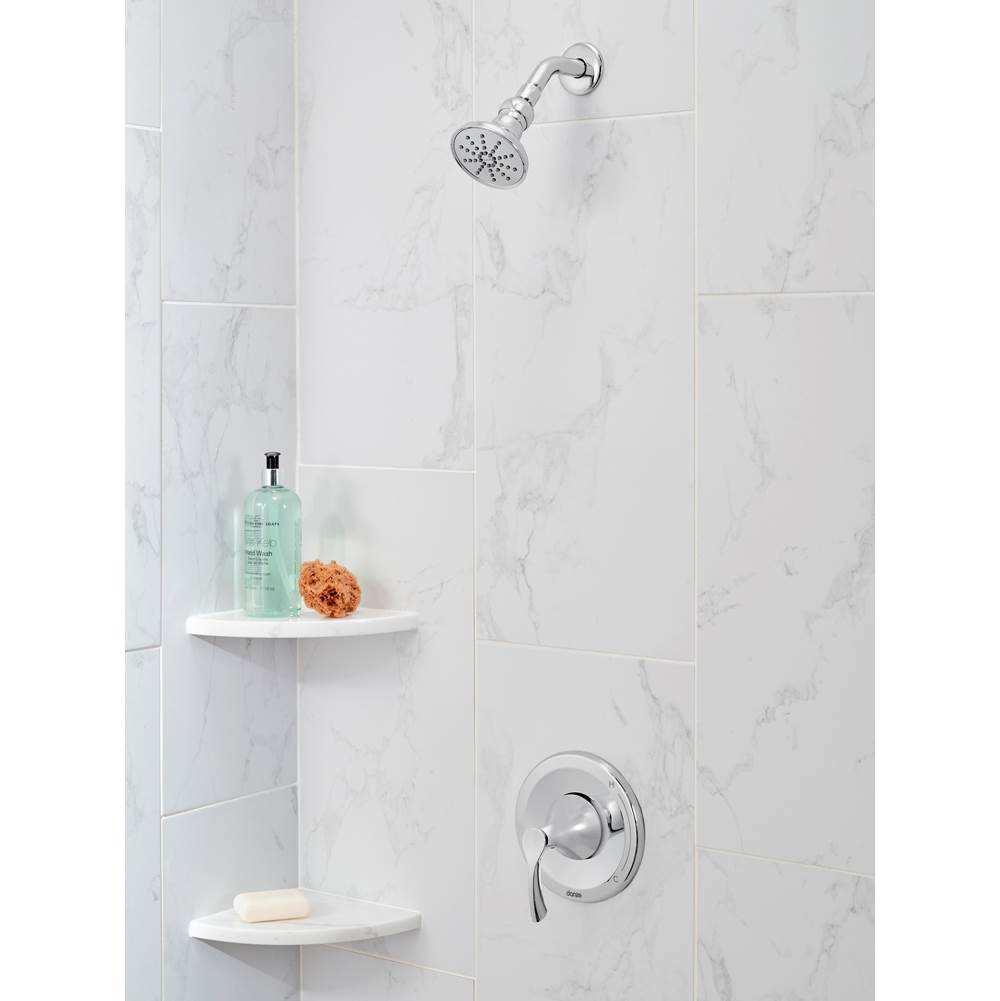 Antioch 1H Tub & Shower Trim Kit w/ Diverter on Spout & Treysta Cartridge 1.75gpm Chrome