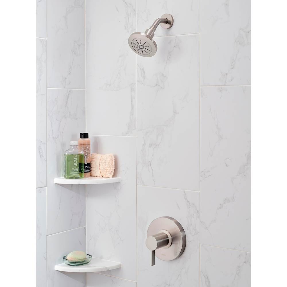 Amalfi 1H Tub & Shower Trim Kit w/Diverter on Spout & Treysta Cartridge 1.75gpm Brushed Nickel