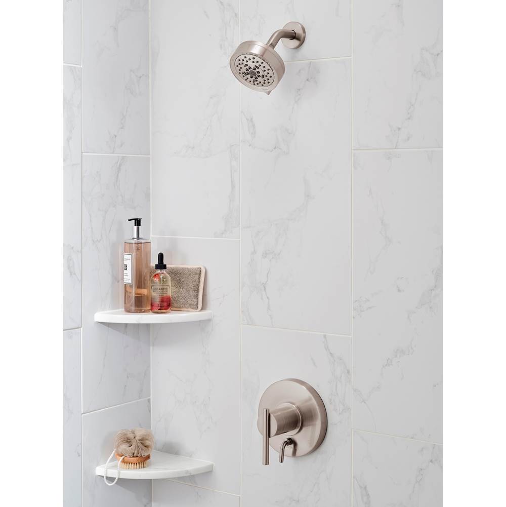 Parma 1H Tub & Shower Trim Kit & Treysta Cartridge w/ Diverter on Valve & 5 Function Showerhead 1.75gpm Brushed Bronze