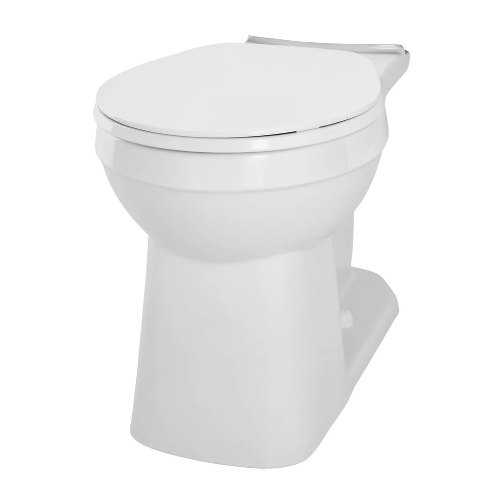Gerber Plumbing - Elite 1.28/1.6gpf Simple CT ADA RF Toilet Bowl White - White