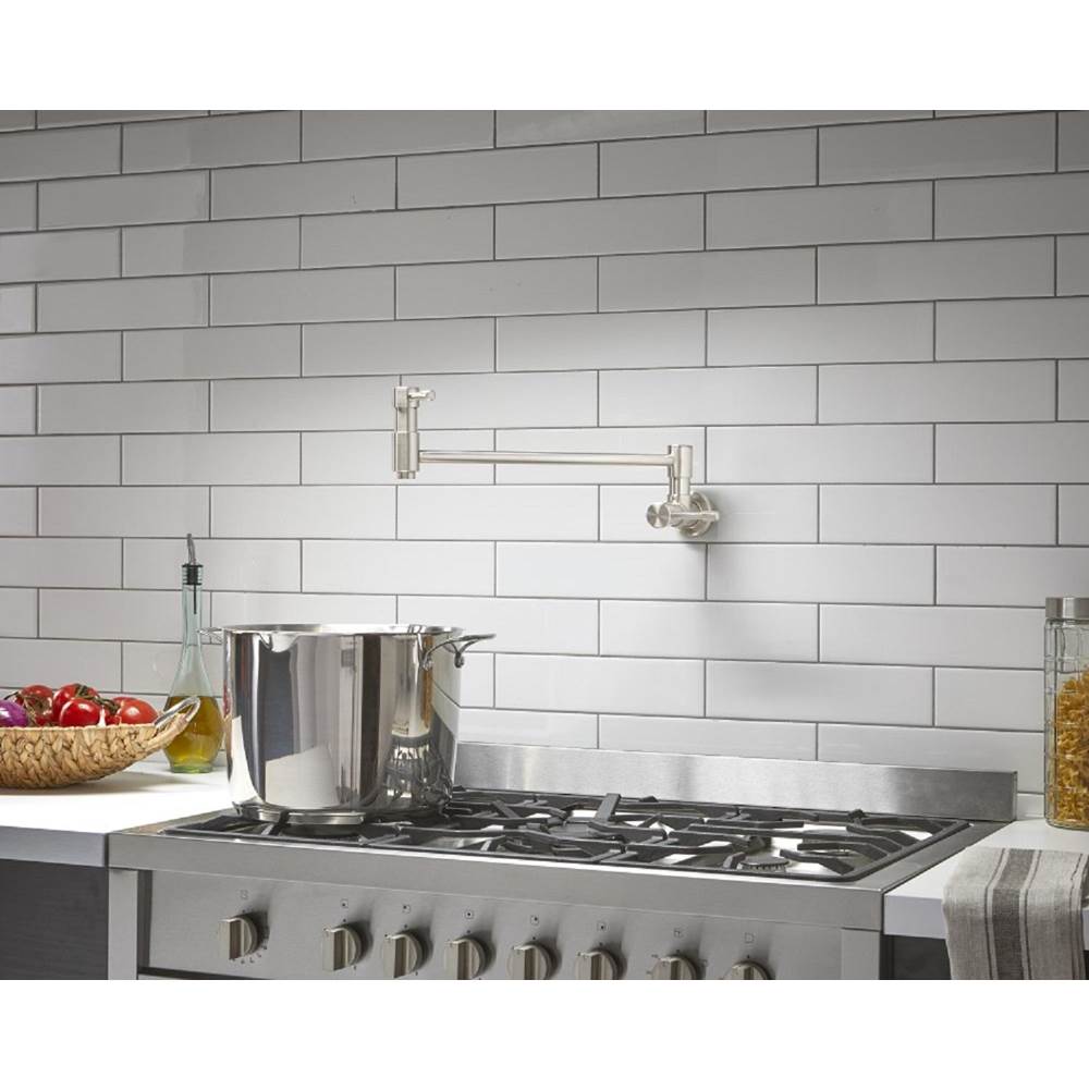Melrose Wall Mount Pot Filler 2.2gpm Chrome