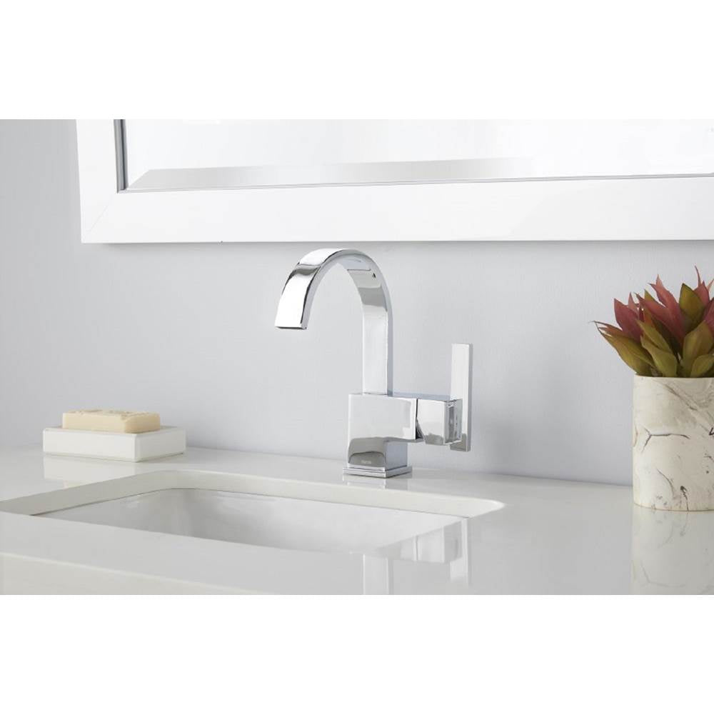 Sirius 1H Lavatory Faucet Single Hole Mount w/ Metal Touch Down Drain 1.2gpm Chrome