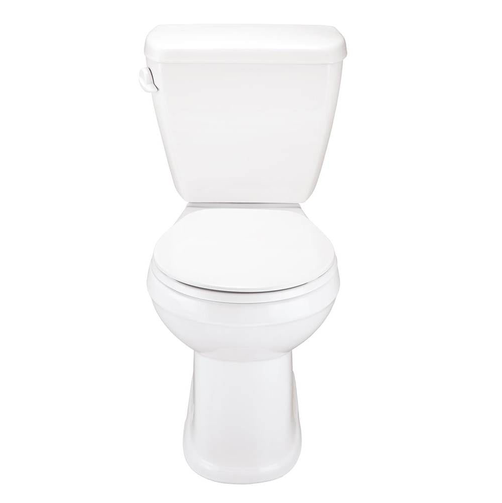 Avalanche 1.6gpf RF 10'' RI Combo: GAV21852 Bowl w/ GAV28895 Tank White
