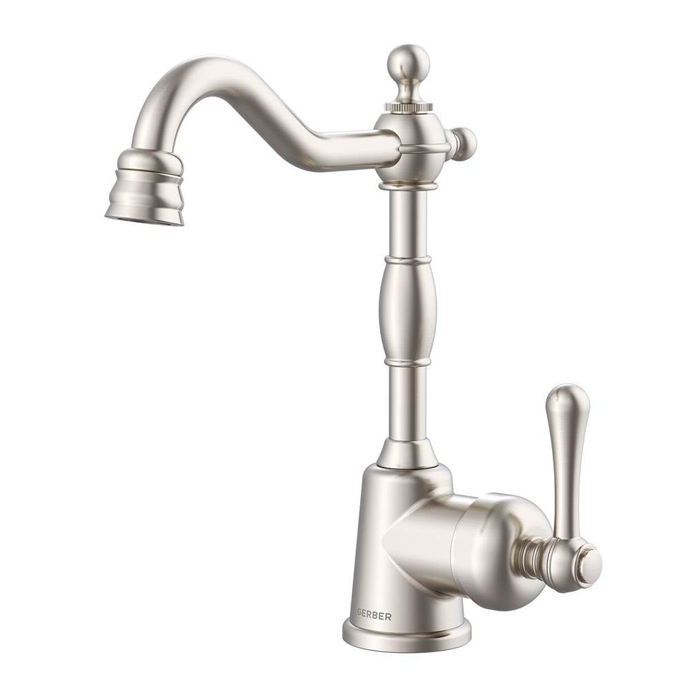 Gerber Plumbing - Opulence 1H Bar Faucet w/ Side Mount Handle 1.75gpm Stainless Steel - Stainless Steel