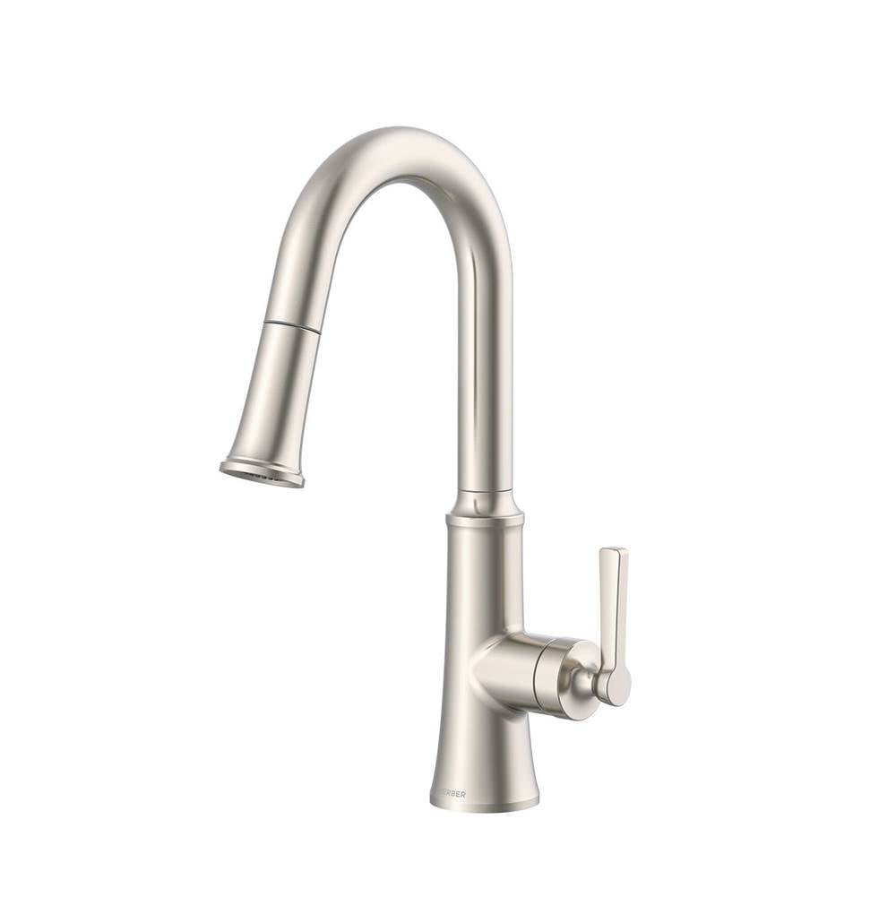 Gerber Plumbing - Northerly 1H Pull-Down Prep Faucet w/ Snapback 1.75gpm Stainless Steel - Stainless Steel