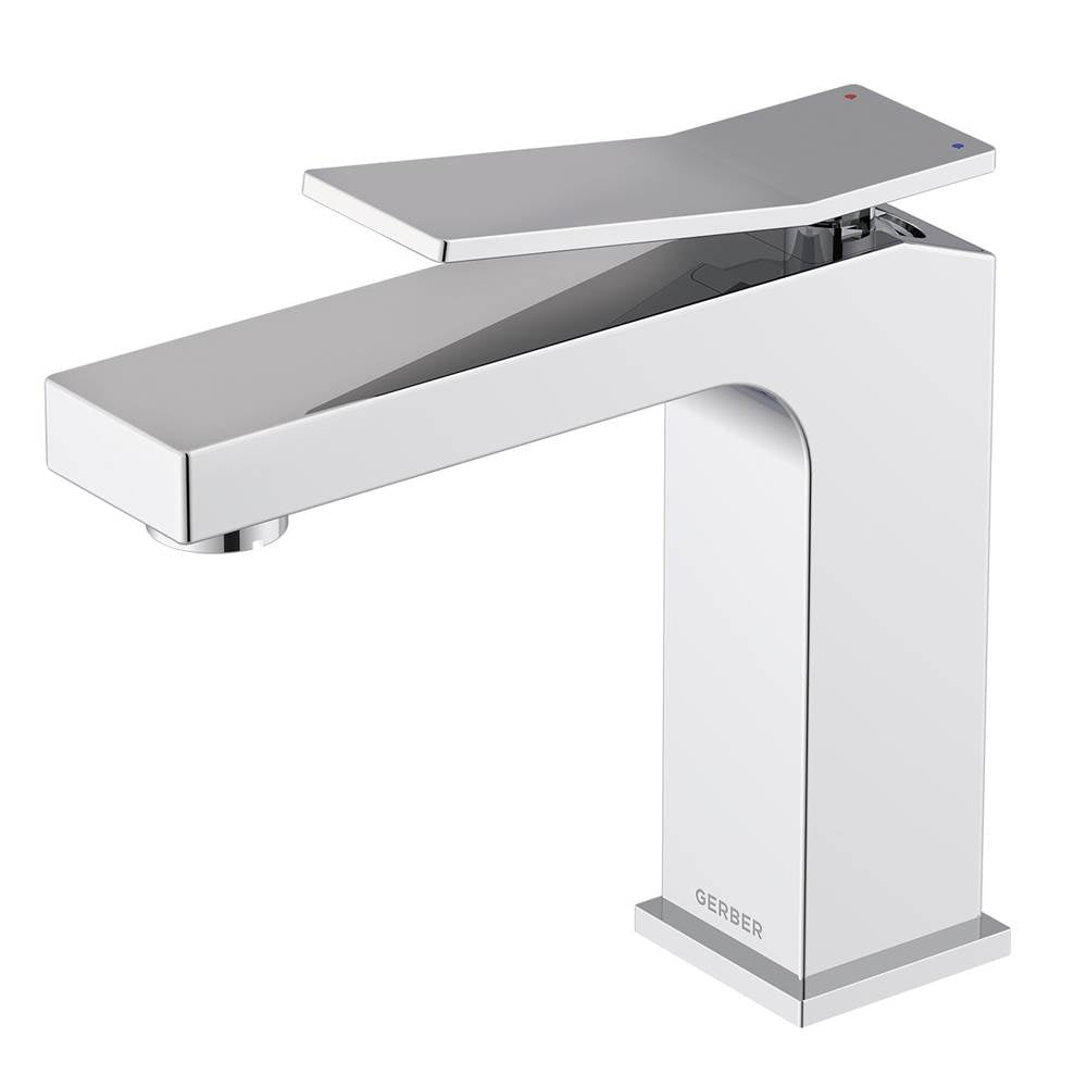 Gerber Plumbing - Avian 1H Lavatory Faucet Single Hole Mount w/ Metal Touch Down Drain 1.2gpm Chrome - Chrome