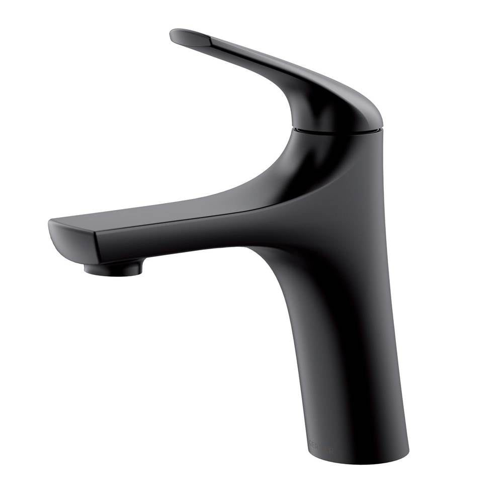 Gerber Plumbing - Lemora 1H Single Hole Mount Lavatory Faucet w/ Metal Touch-Down Drain 1.2gpm Satin Black - Satin Black
