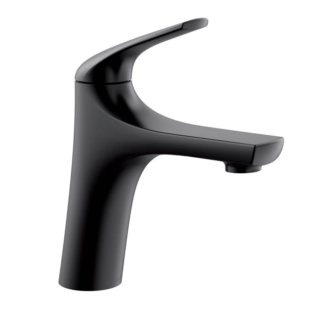 Lemora 1H Single Hole Mount Lavatory Faucet w/ Metal Touch-Down Drain 1.2gpm Chrome