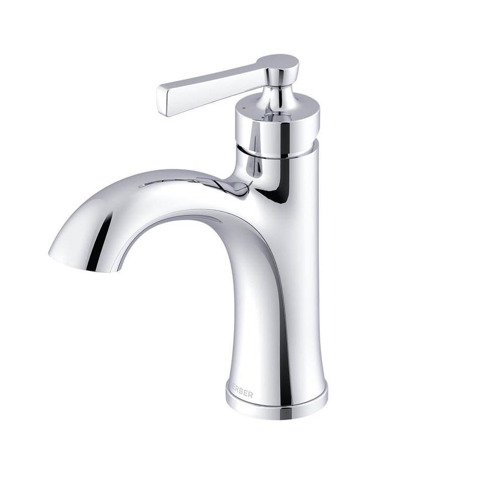 Gerber Plumbing - Northerly 1H Lavatory Faucet Single Hole Mount w/ 50/50 Touch Down Drain 1.2gpm Chrome - Chrome