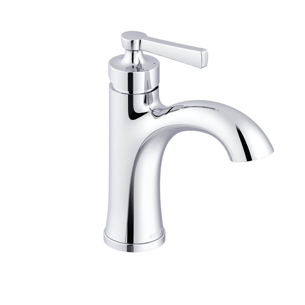 Northerly 1H Lavatory Faucet Single Hole Mount w/ 50/50 Touch Down Drain 1.2gpm Chrome