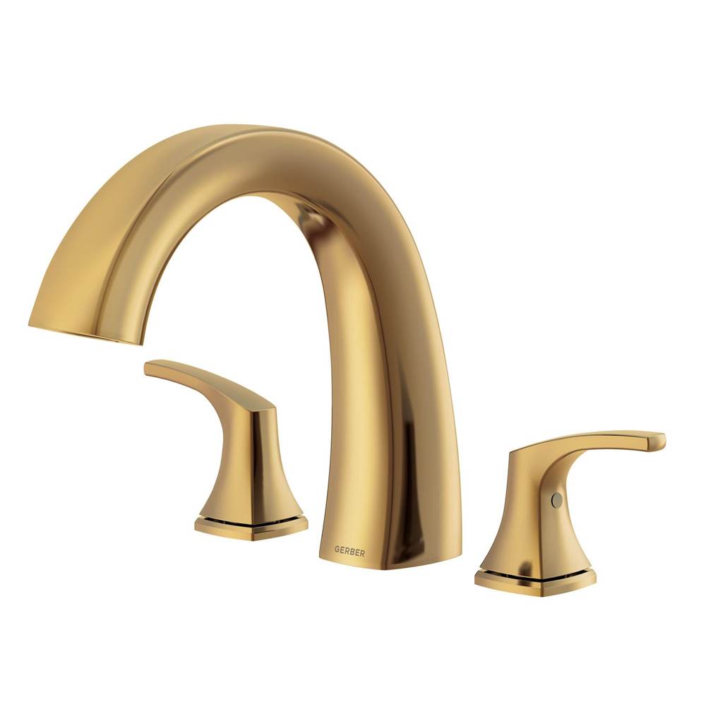 Gerber Plumbing - Vaughn 2H Roman Tub Trim Kit w/out Spray Brushed Bronze - Brushed Bronze