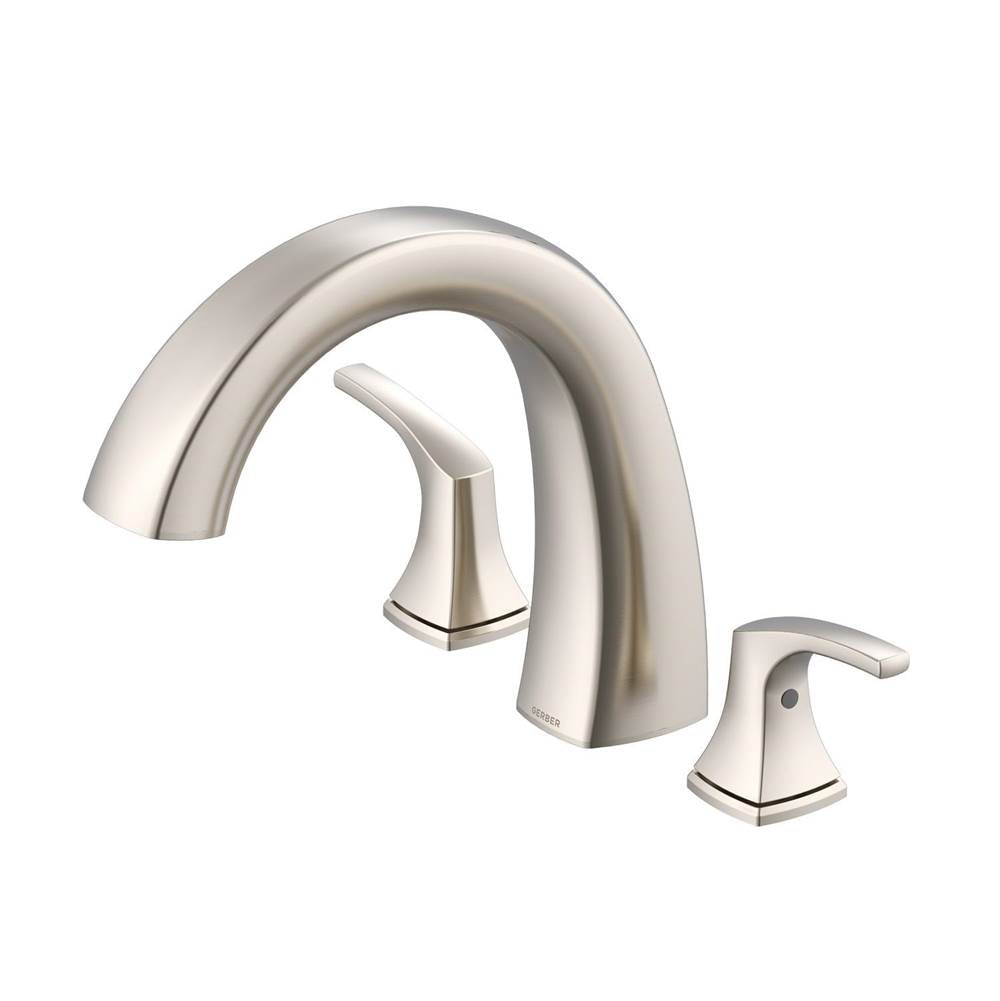 Gerber Plumbing - Vaughn 2H Roman Tub Trim Kit w/out Spray Brushed Nickel - Brushed Nickel