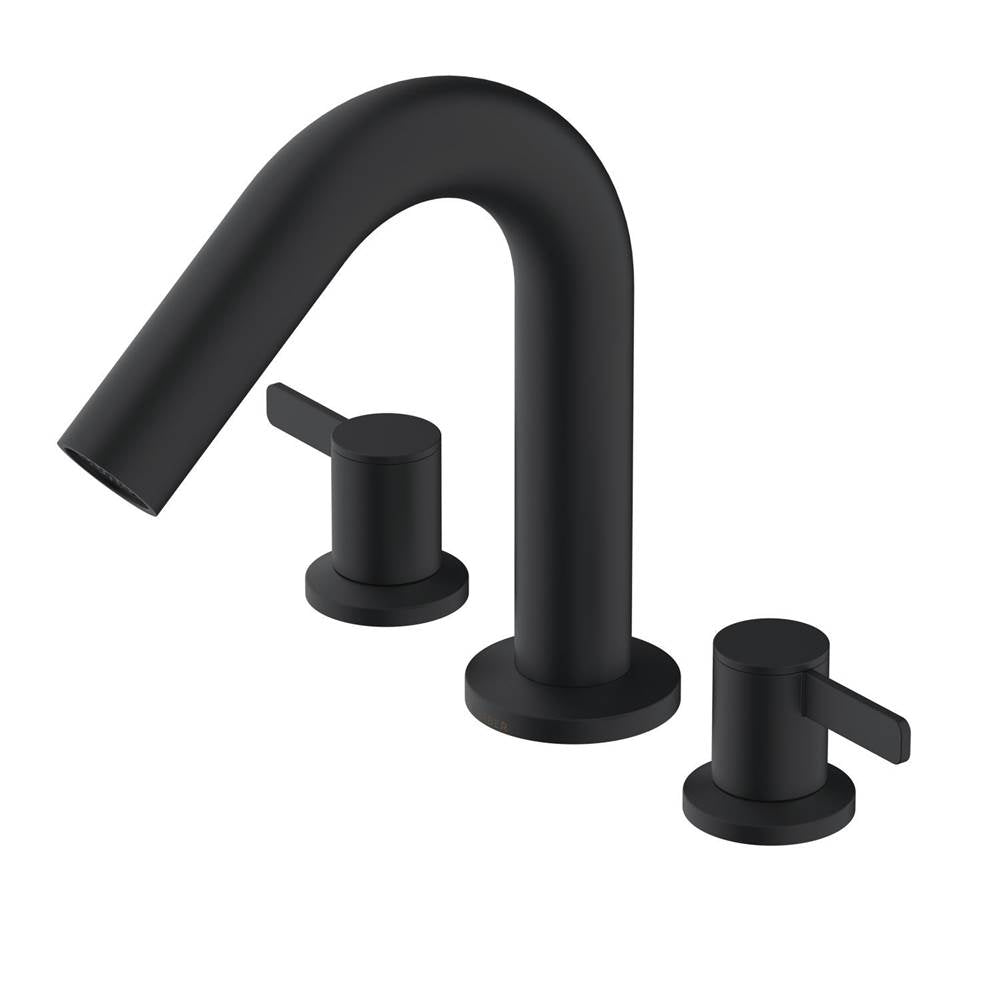 Gerber Plumbing - Amalfi 2H Roman Tub Trim Kit w/out Spray Satin Black - Satin Black