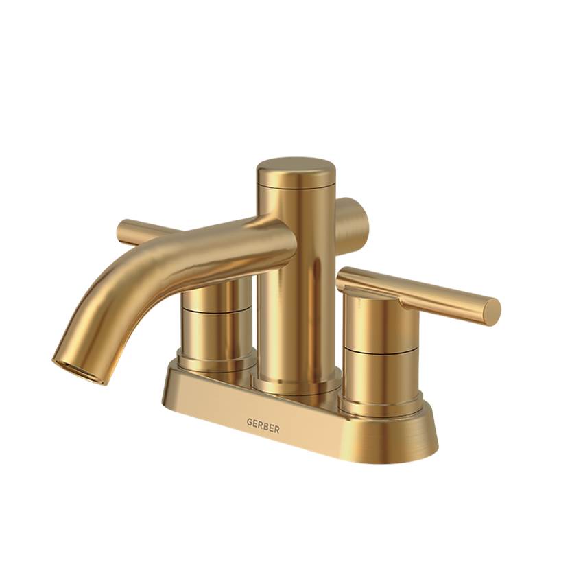 Gerber Plumbing - Parma 2H Centerset Lavatory Faucet w/ Metal Touch Down Drain 1.2gpm Brushed Bronze - Brushed Bronze