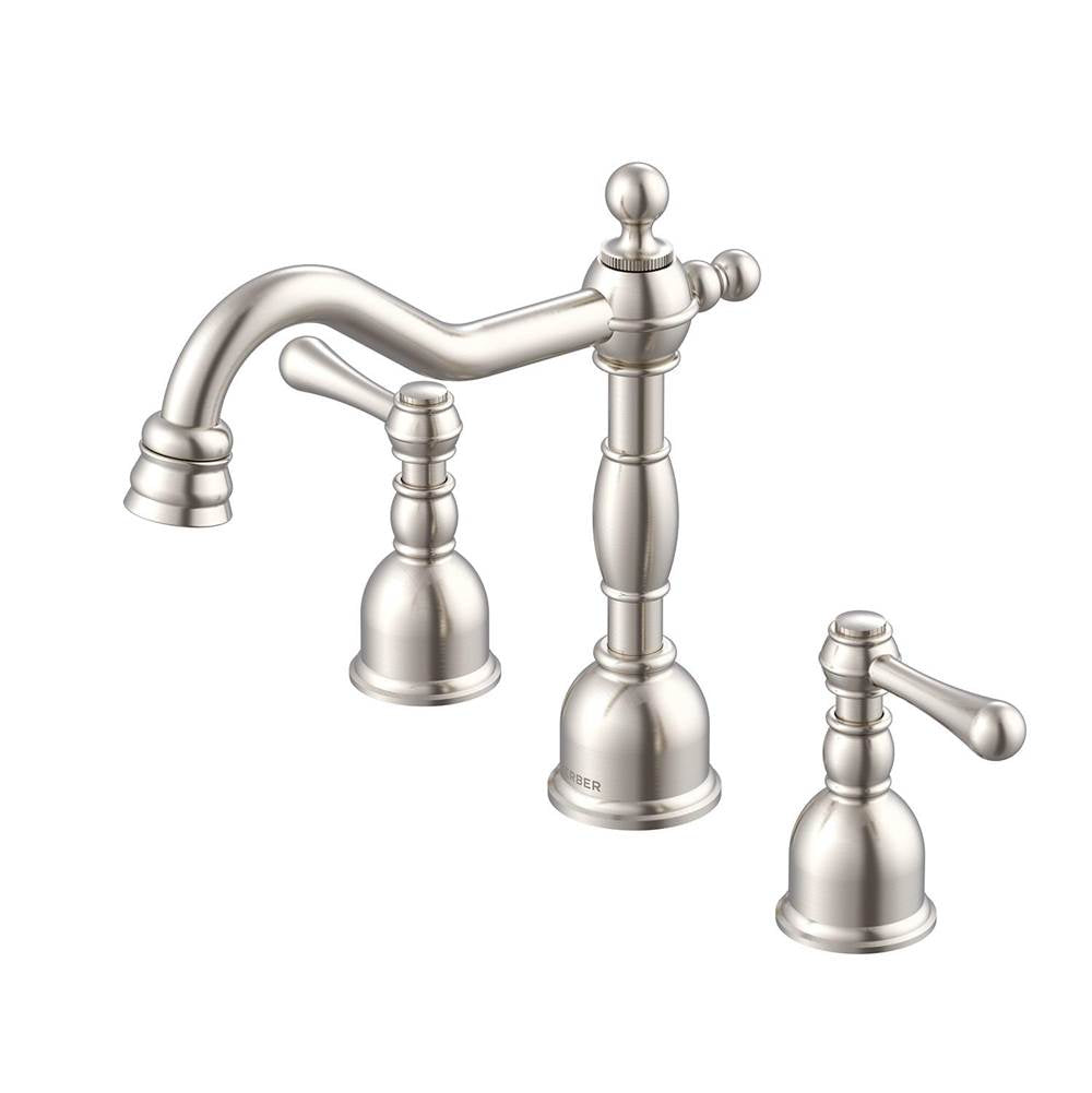 Gerber Plumbing - Opulence 2H Widespread Lavatory Faucet w/ Metal Touch Down Drain 1.2gpm Brushed Nickel - Brushed Nickel
