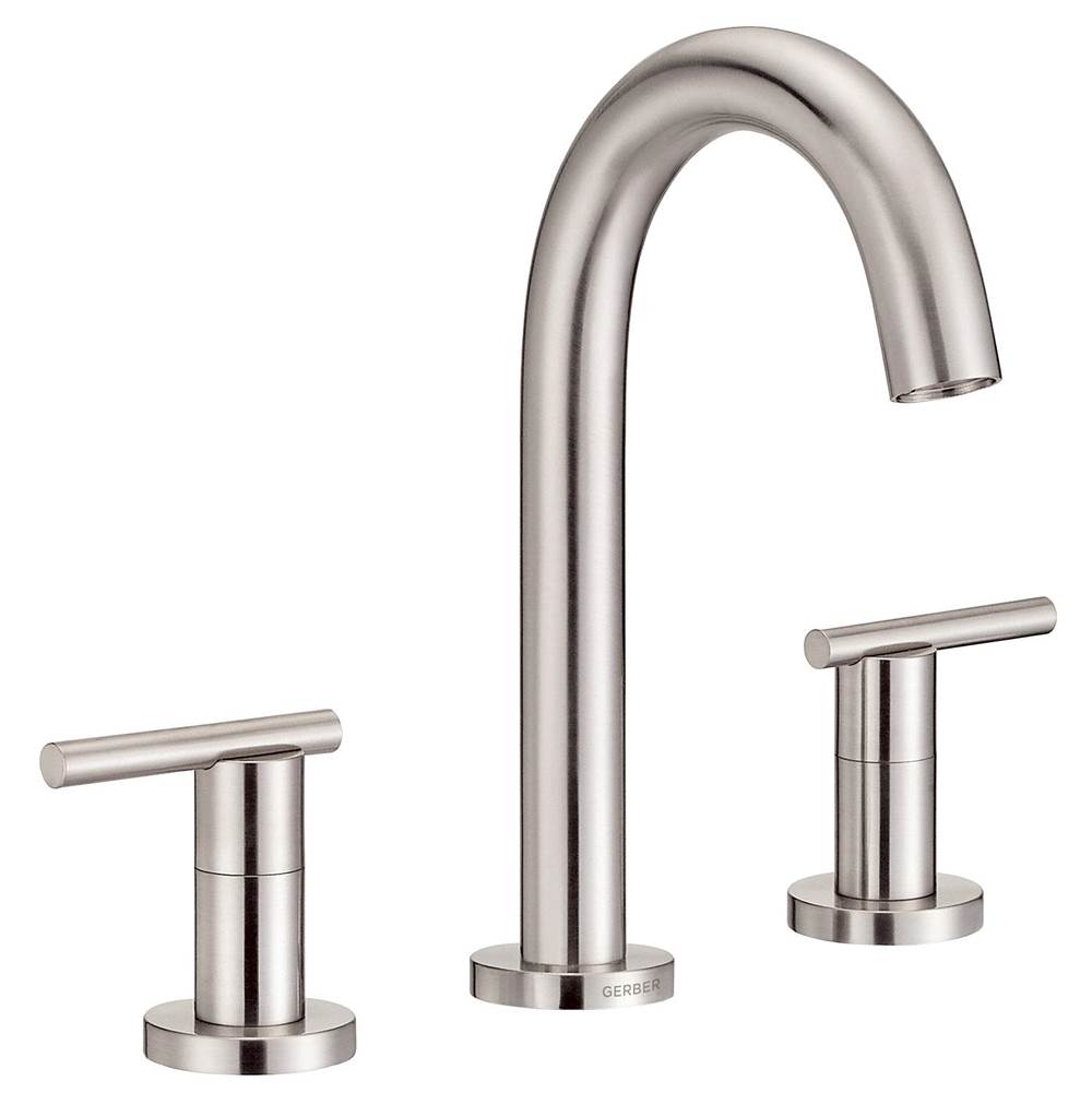 Parma Trim Line 2H Widespread Lavatory Faucet w/ Metal Touch Down Drain 1.2gpm Chrome