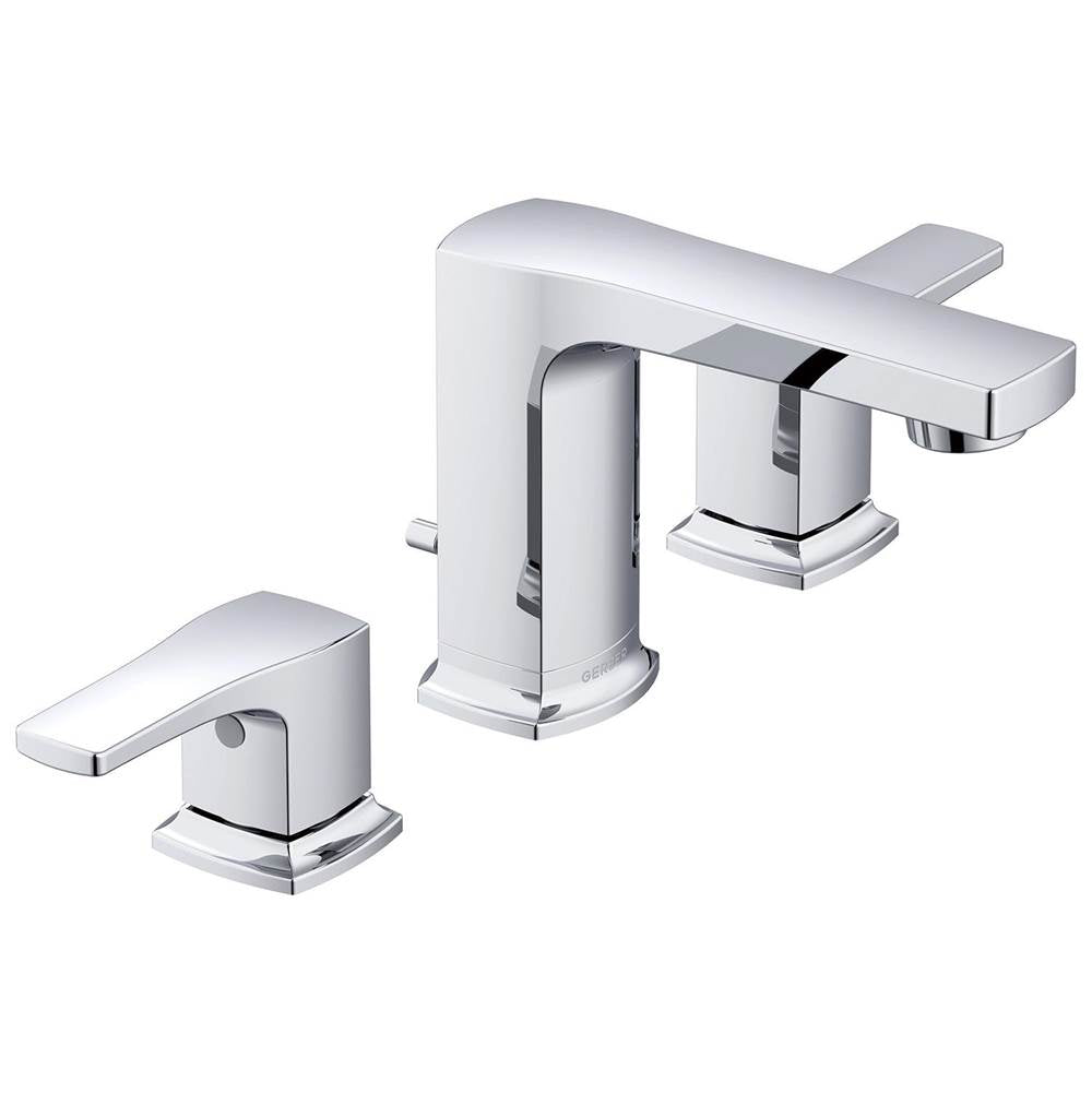 Tribune 2H Widespread Lavatory Faucet w/ 50/50 Pop-Up Drain 1.2gpm Chrome
