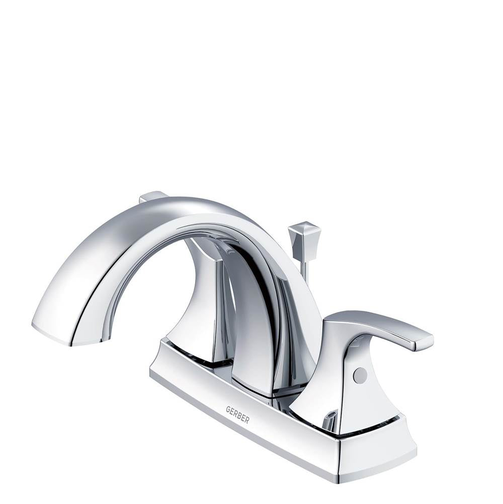 Gerber Plumbing - Vaughn 2H Centerset Lavatory Faucet w/ Metal Pop-Up Drain 1.2gpm Chrome - Chrome
