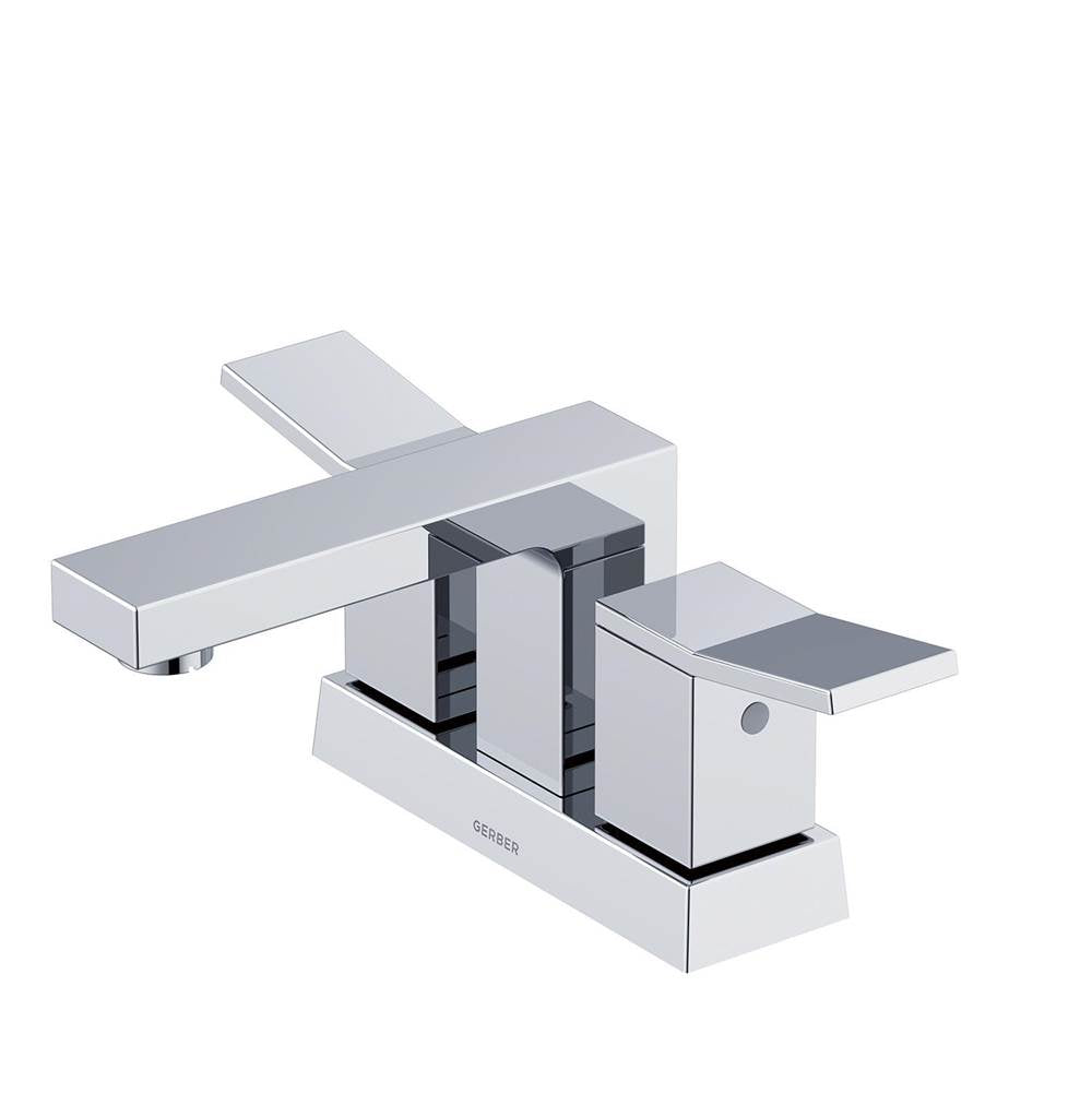 Gerber Plumbing - Avian 2H Centerset Lavatory Faucet w/ Metal Touch Down Drain 1.2gpm Chrome - Chrome
