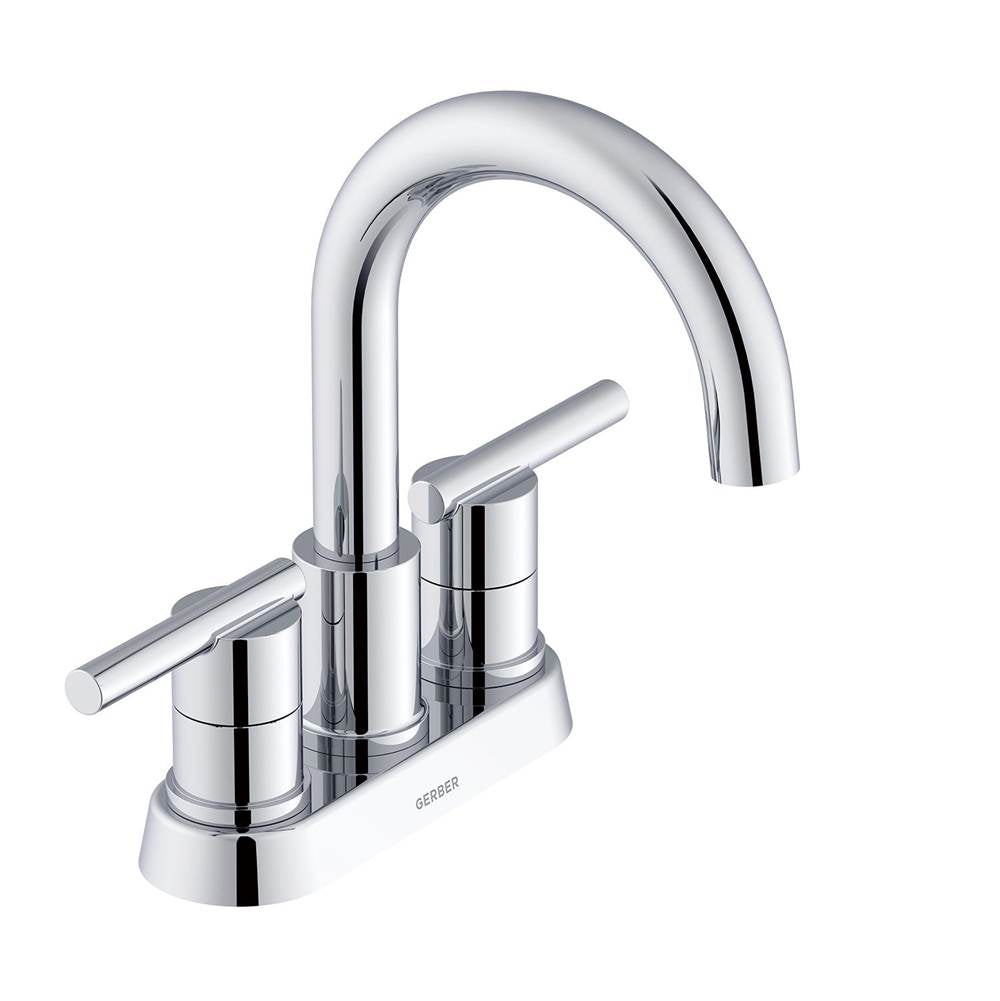 Parma 2H Centerset Lavatory Faucet w/ Metal Touch Down Drain 1.2gpm Chrome