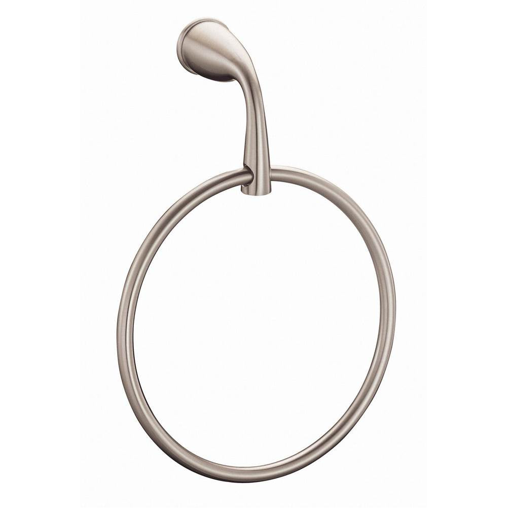 Gerber Plumbing - Plymouth Towel Ring Brushed Nickel - Brushed Nickel