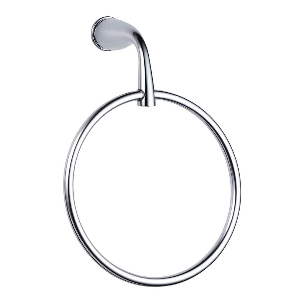 Gerber Plumbing - Plymouth Towel Ring Chrome - Chrome