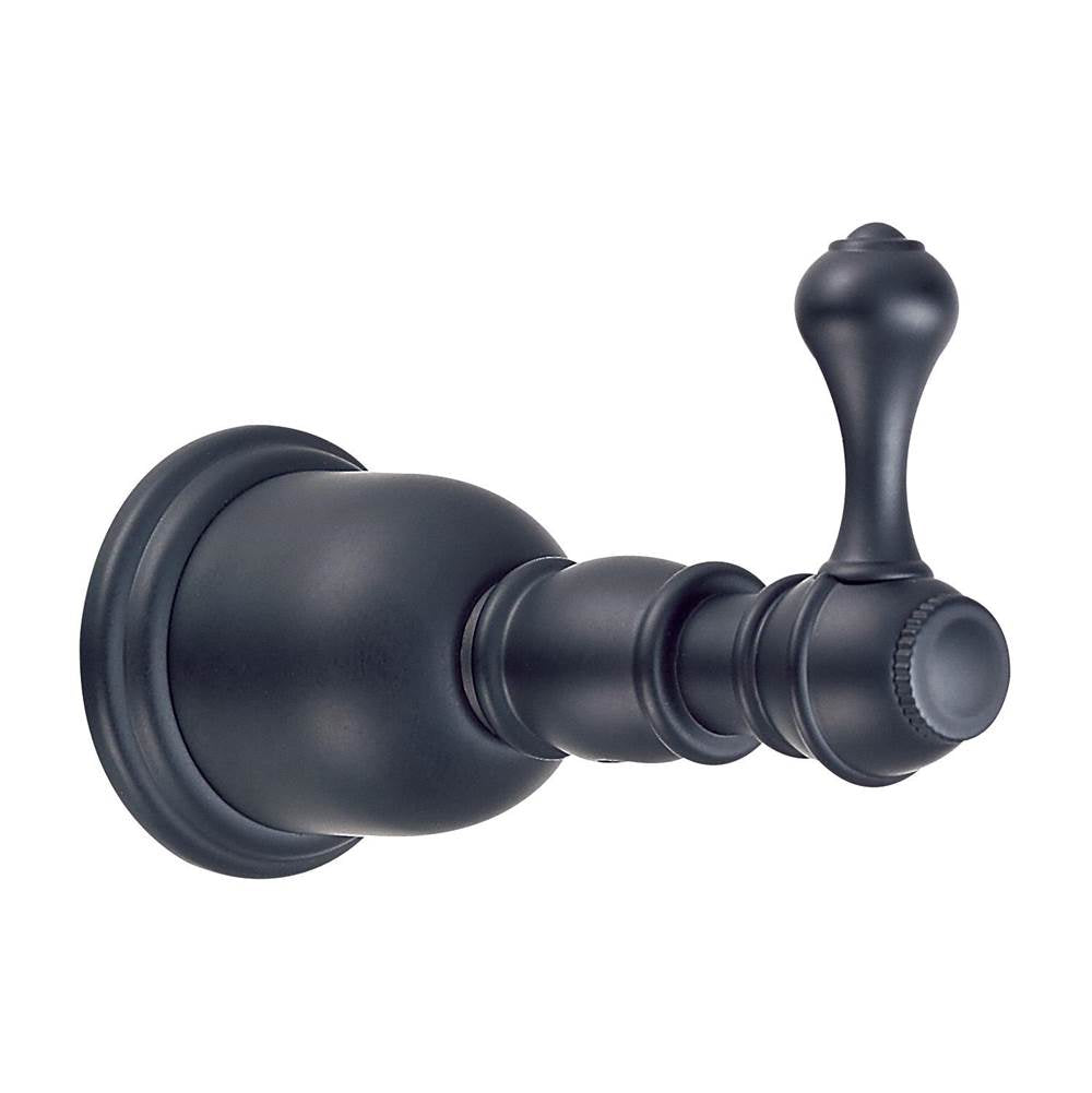 Gerber Plumbing - Opulence Robe Hook Satin Black - Satin Black