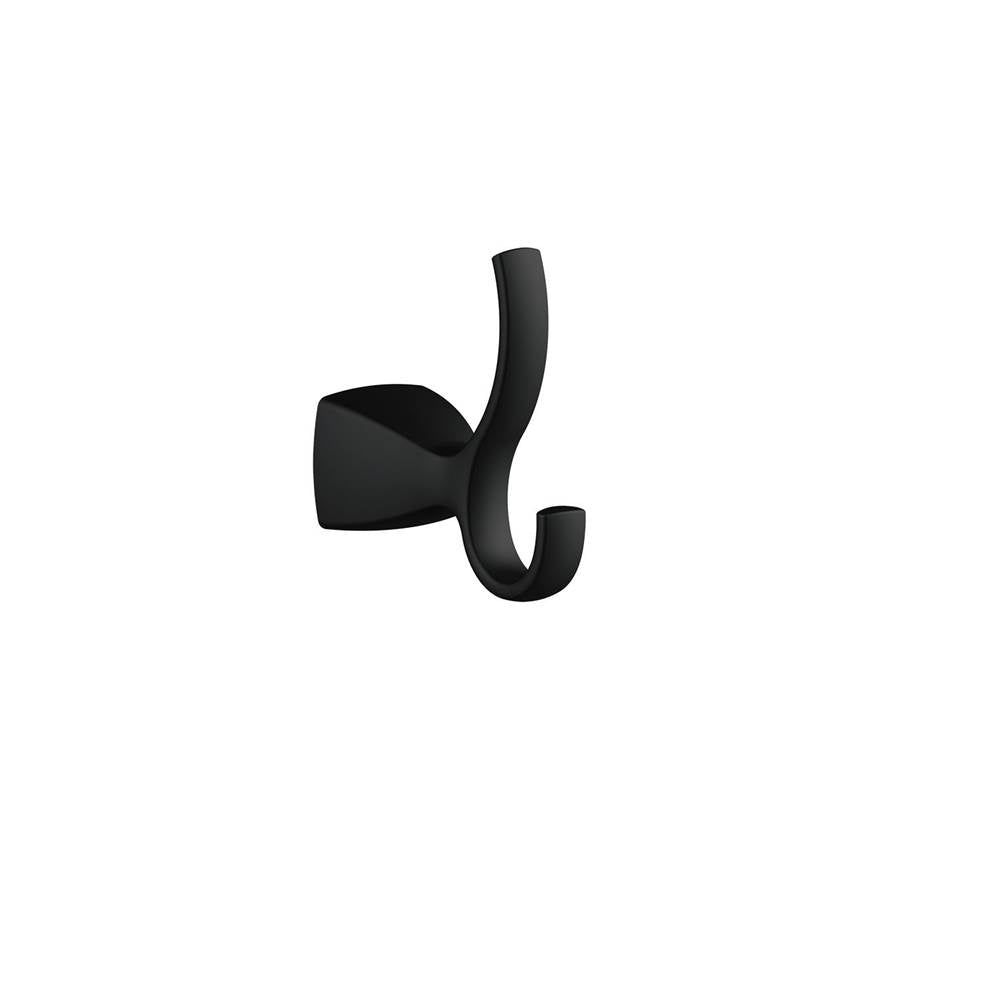 Gerber Plumbing - Gilde Robe Hook Satin Black - Satin Black
