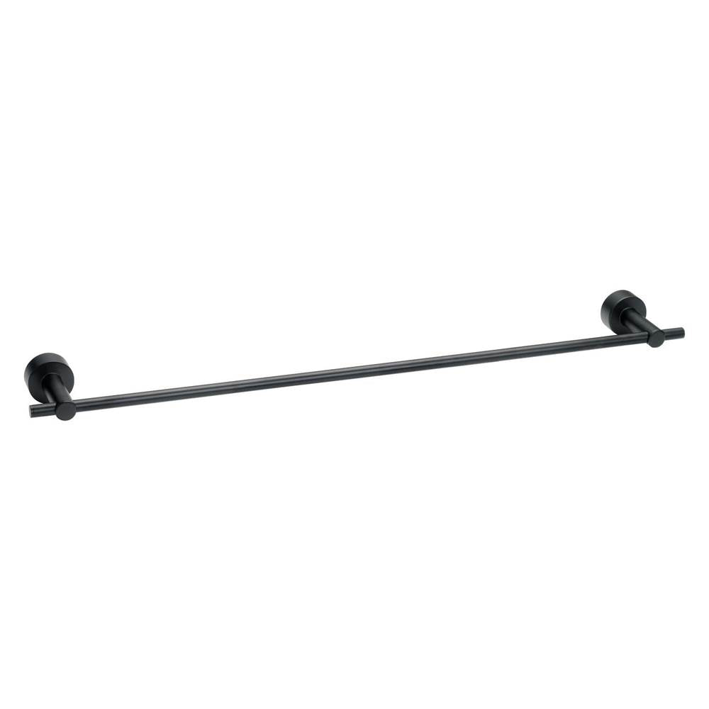 Gerber Plumbing - Parma 24'' Towel Bar Satin Black - Satin Black