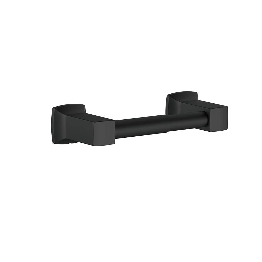 Gerber Plumbing - Fairbanks 2 Post Toilet Paper Holder Satin Black - Satin Black