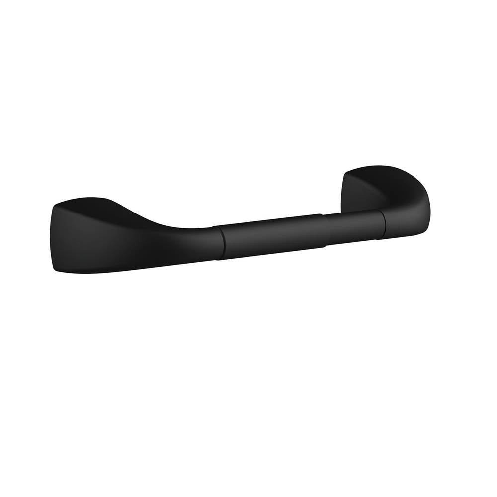 Gerber Plumbing - Gilde 2 Post Toilet Paper Holder Satin Black - Satin Black
