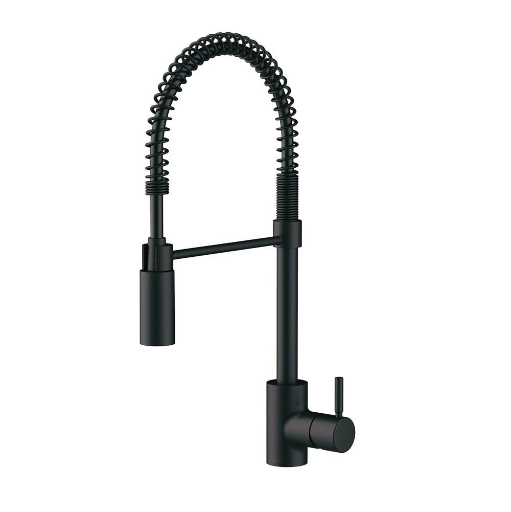 Gerber Plumbing - The Foodie 1H Pre-Rinse Kitchen Faucet 1.75gpm Satin Black - Satin Black