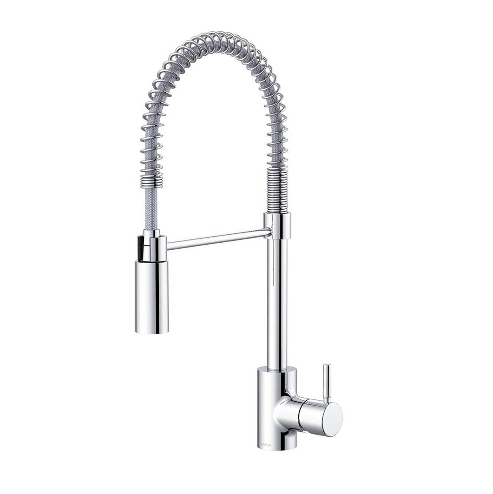 Gerber Plumbing - The Foodie 1H Pre-Rinse Kitchen Faucet 1.75gpm Chrome - Chrome