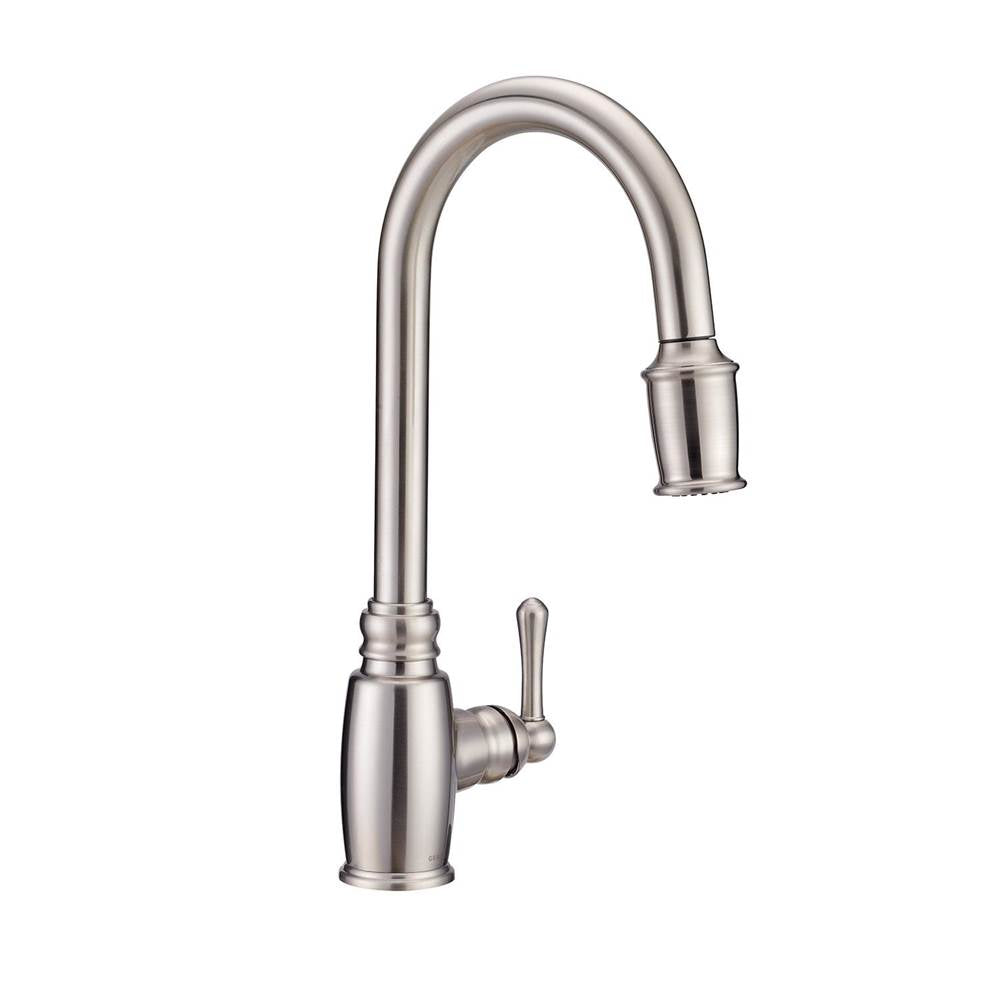 Opulence 1H Pull-Down Kitchen Faucet w/ Snapback 1.75gpm Stainless Steel