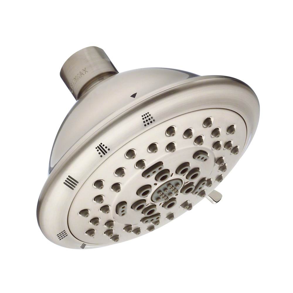 Gerber Plumbing - Florin 4 1/2'' 5 Function Showerhead 1.75gpm Brushed Nickel - Brushed Nickel