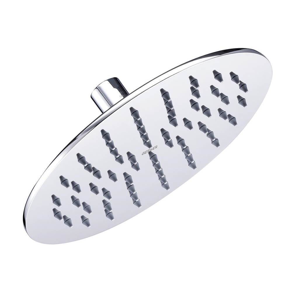 Gerber Plumbing - Drench Round 8'' 1 Function Rain Showerhead 1.75gpm Chrome - Chrome