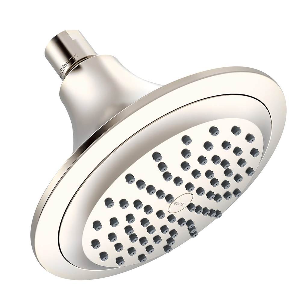 Gerber Plumbing - Lemora 6'' Single Function Showerhead 1.75gpm Brushed Nickel - Brushed Nickel