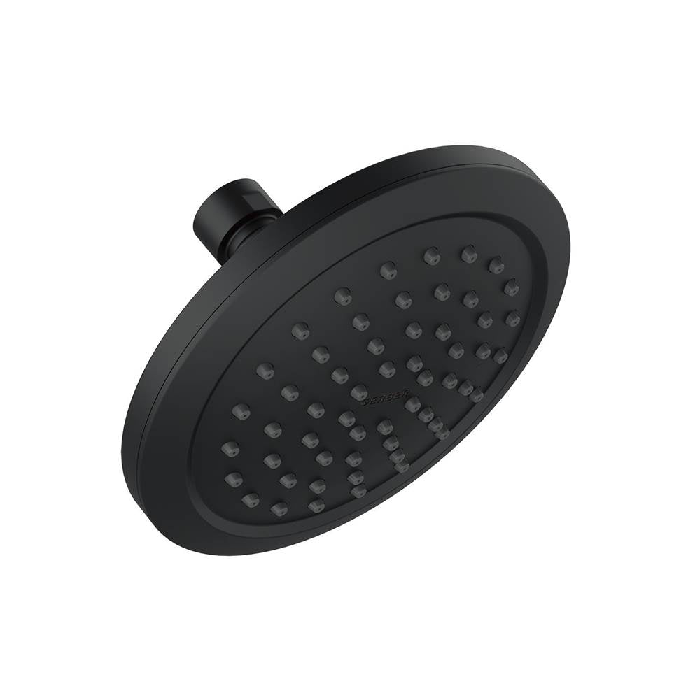 Gerber Plumbing - Northerly 6'' Single Function Showerhead 1.5gpm Satin Black - Satin Black