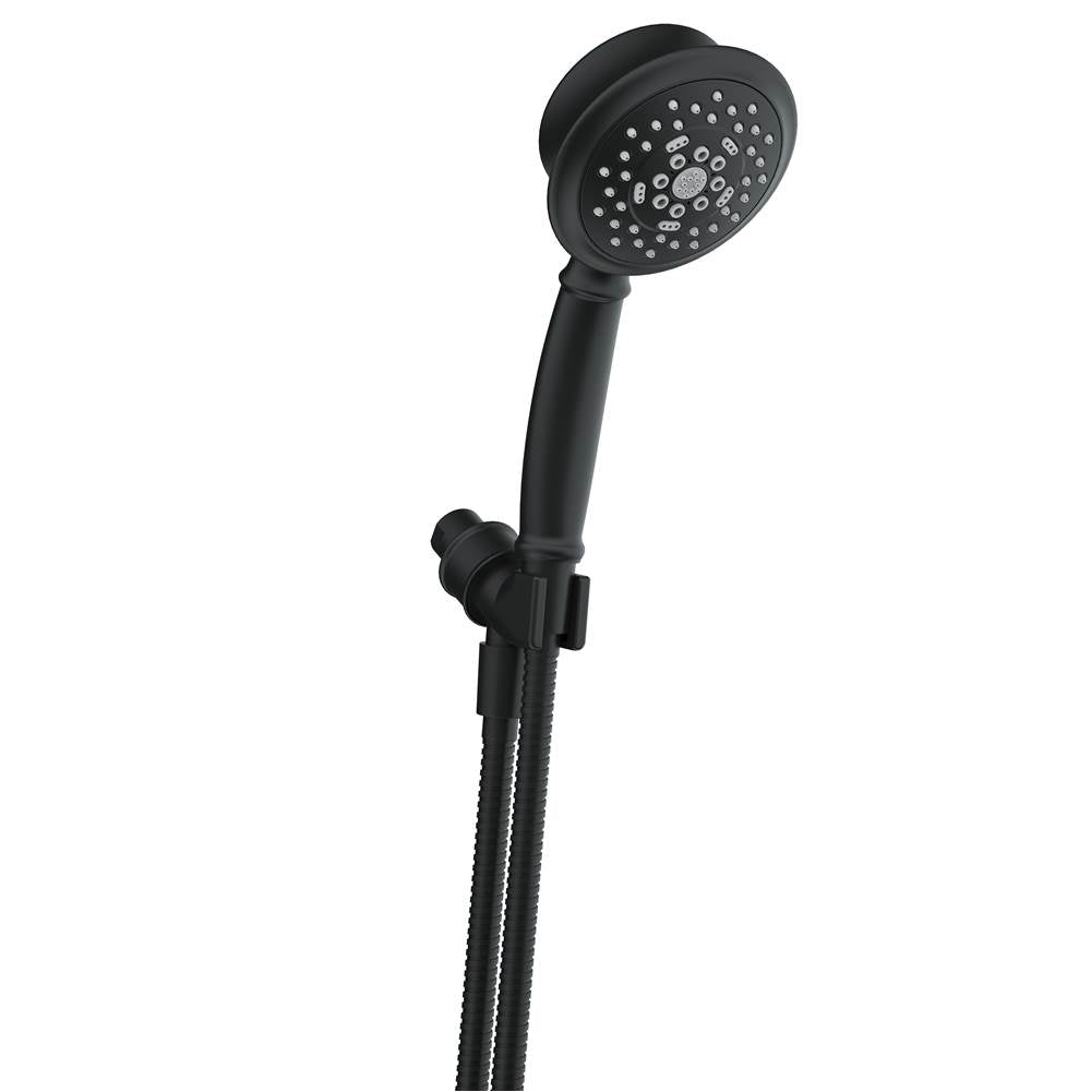 Gerber Plumbing - Surge Showerarm Mount Handshower Kit w/ 5 Function Handshower 2.0gpm Satin Black - Satin Black