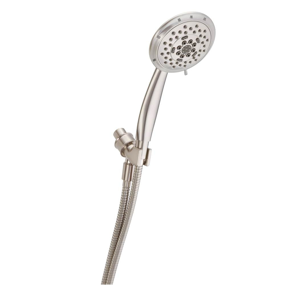 Gerber Plumbing - Florin Showerarm Mount Handshower Kit w/ 5 Function Handshower 2.0gpm Brushed Nickel - Brushed Nickel