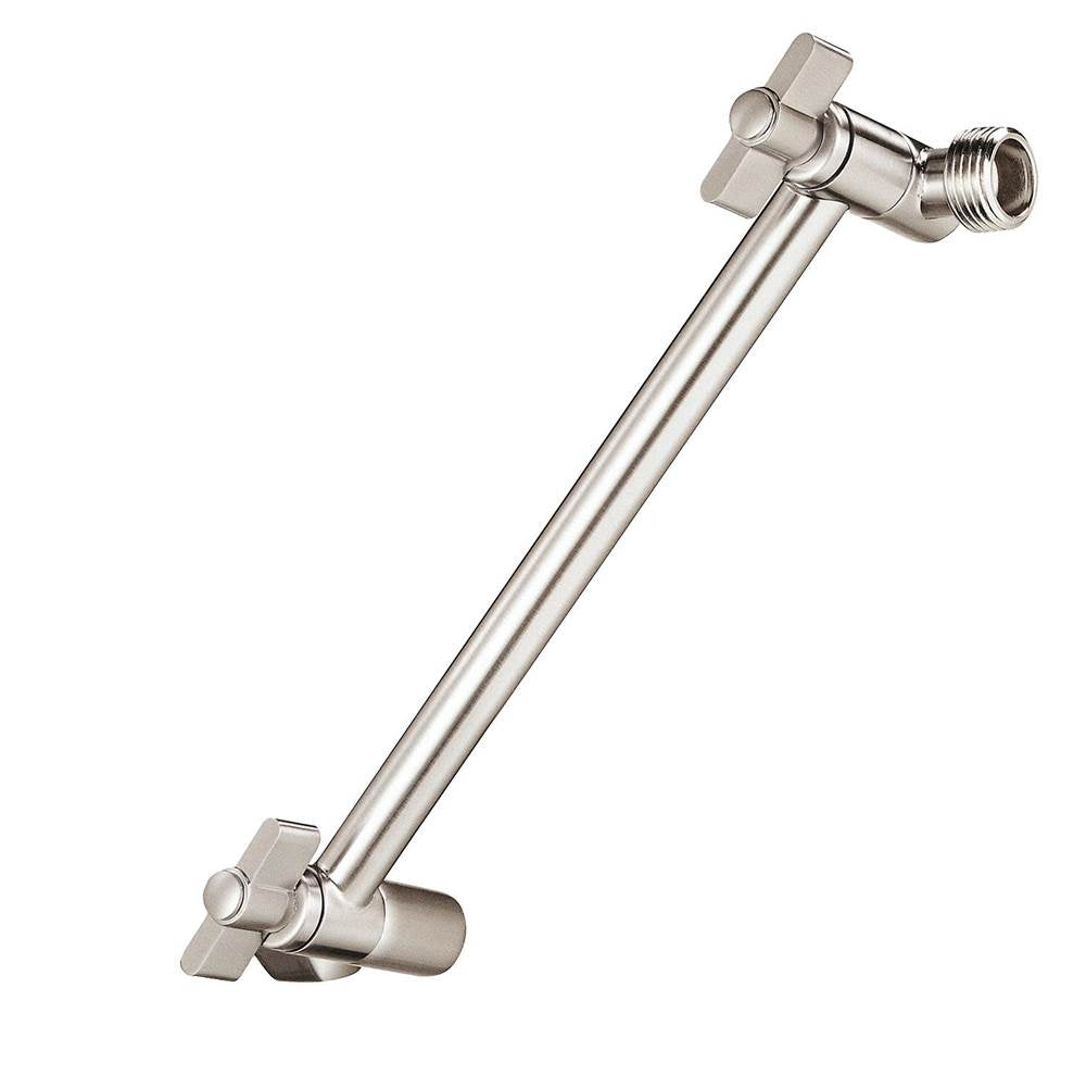 Gerber Plumbing - 9'' Adjustable Showerarm w/ Escutcheon Brushed Nickel - Brushed Nickel