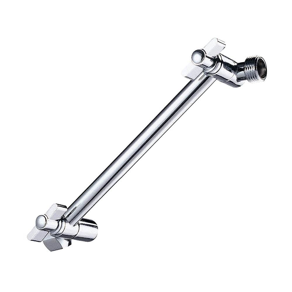 Gerber Plumbing - 9'' Adjustable Showerarm w/ Escutcheon Chrome - Chrome