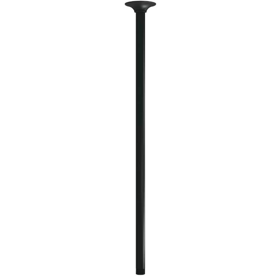 Gerber Plumbing - 24'' Ceiling Mount Showerarm w/ Escutcheon Satin Black - Satin Black