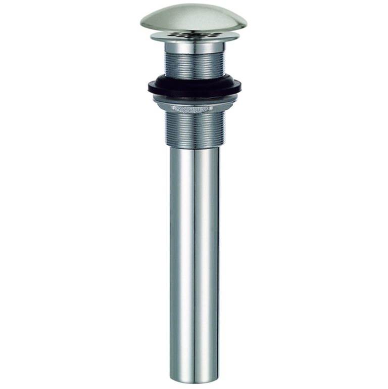 Gerber Plumbing - 1 1/4'' Drain without Overflow with Cover & Grid Strainer Brushed Nickel - Brushed Nickel
