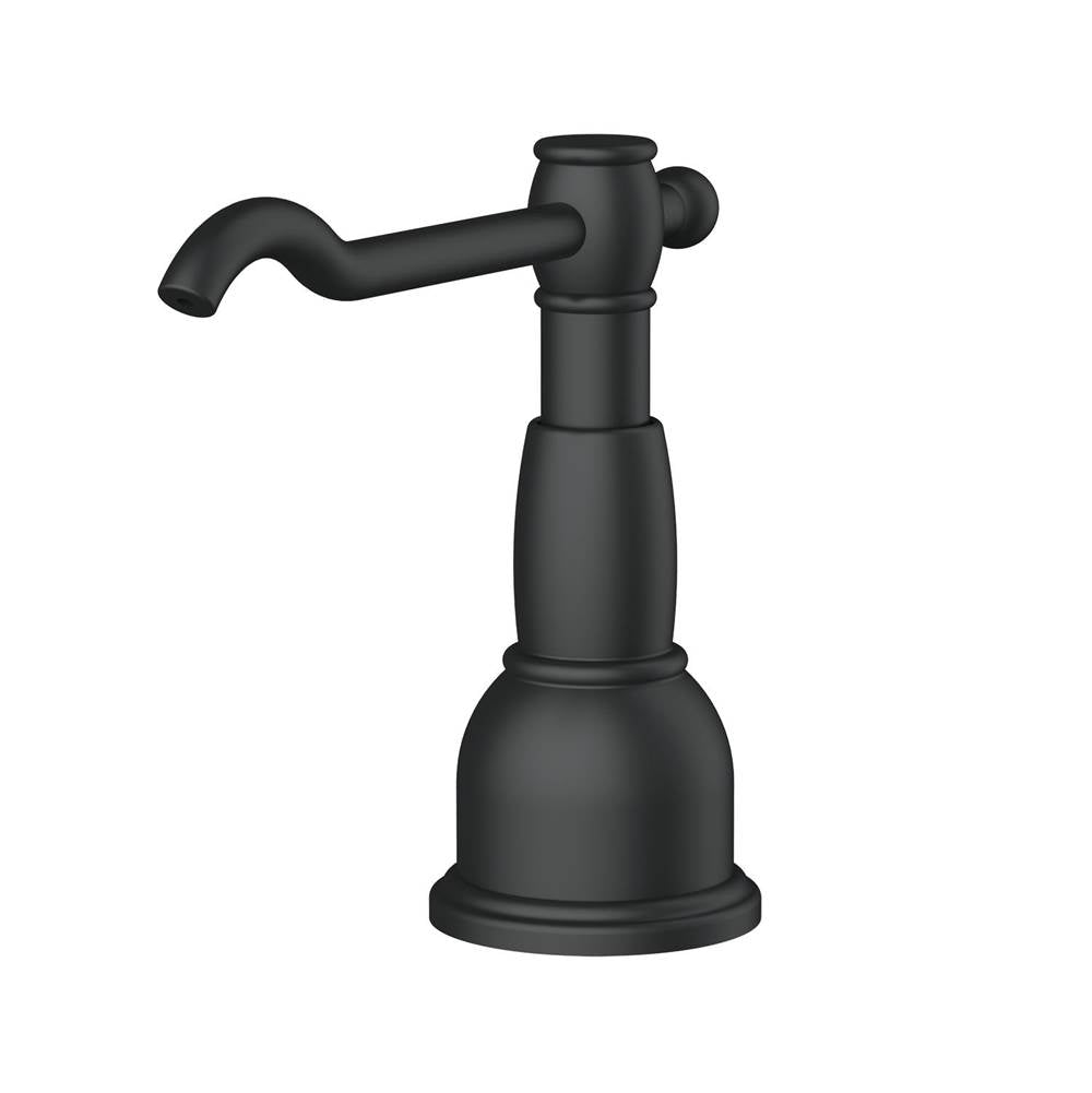 Gerber Plumbing - Opulence Deck Mount Soap & Lotion Dispenser Satin Black - Satin Black