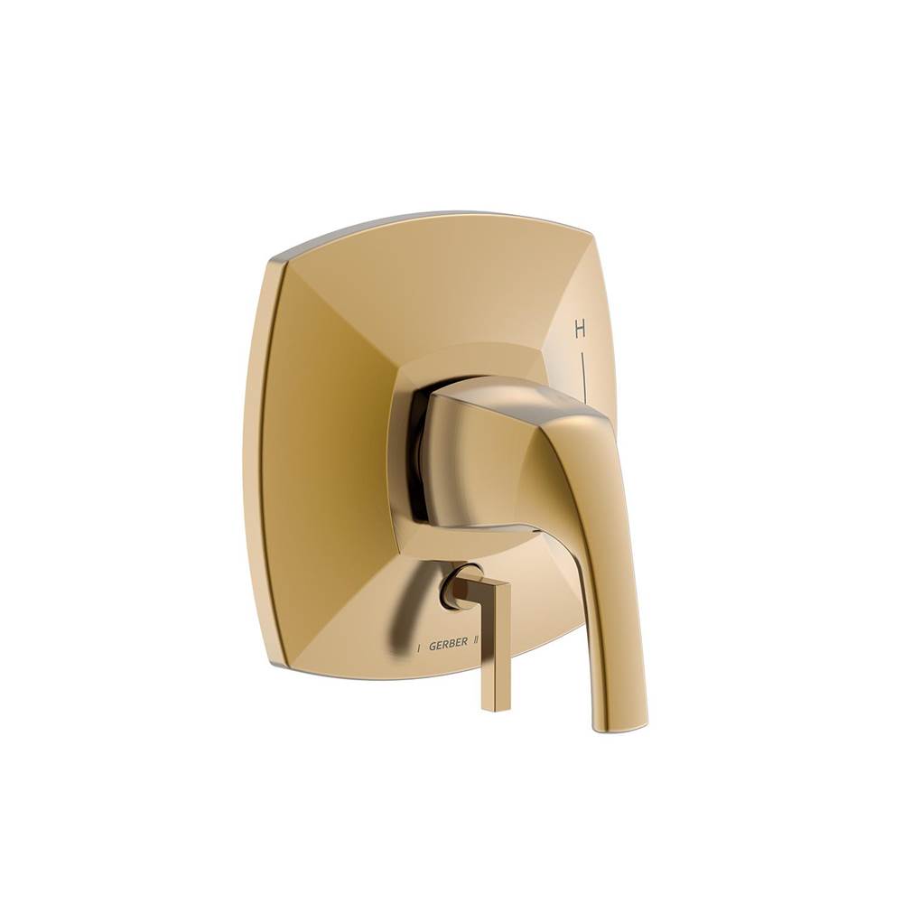 Gerber Plumbing - Vaughn 1H Valve Only Trim Kit & Treysta Cartridge with Diverter on Valve Brushed Bronze - Brushed Bronze