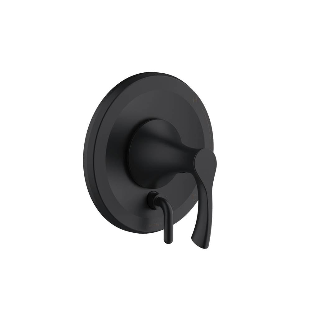 Gerber Plumbing - Antioch 1H Valve Only Trim Kit & Treysta Cartridge with Diverter on Valve Stain Black - Satin Black