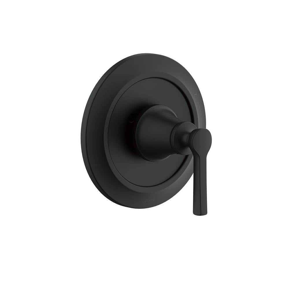 Gerber Plumbing - Northerly 1H Valve Only Trim Kit & Treysta Cartridge Satin Black - Satin Black