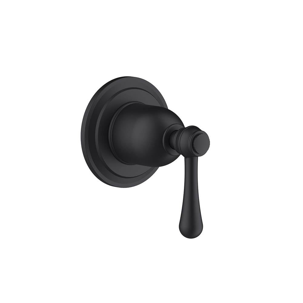 Gerber Plumbing - Opulence 1H Trim Kit for Volume Control & Diverter Valves Satin Black - Satin Black