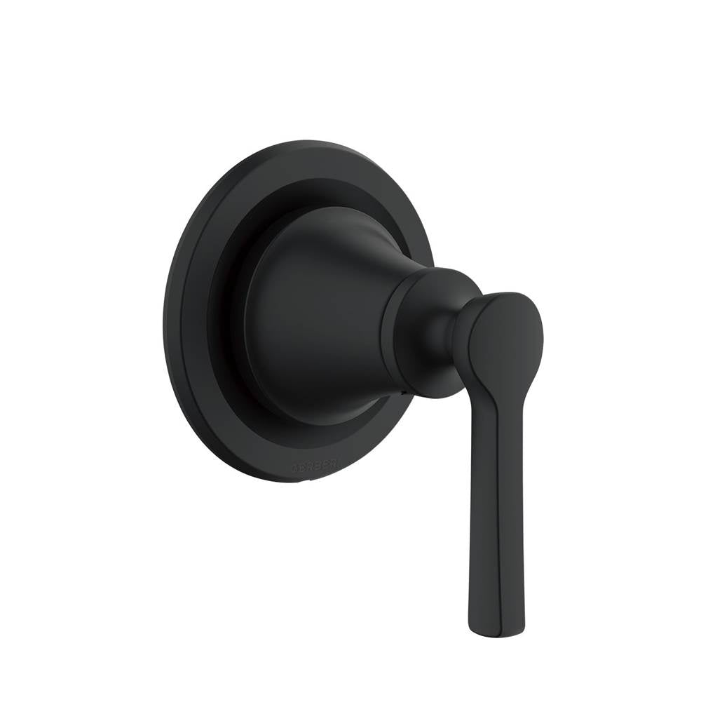Gerber Plumbing - Northerly 1H Trim Kit for Diverter Valves Satin Black - Satin Black